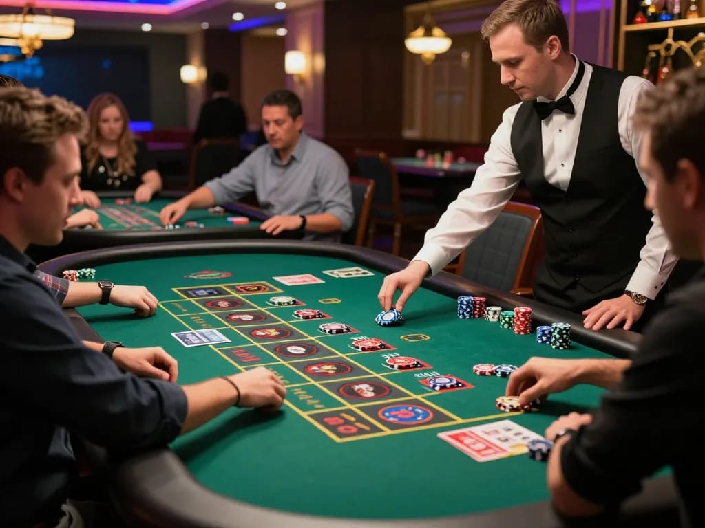 Experience the thrill of mm88br at top live roulette tables in a vibrant casino environment.
