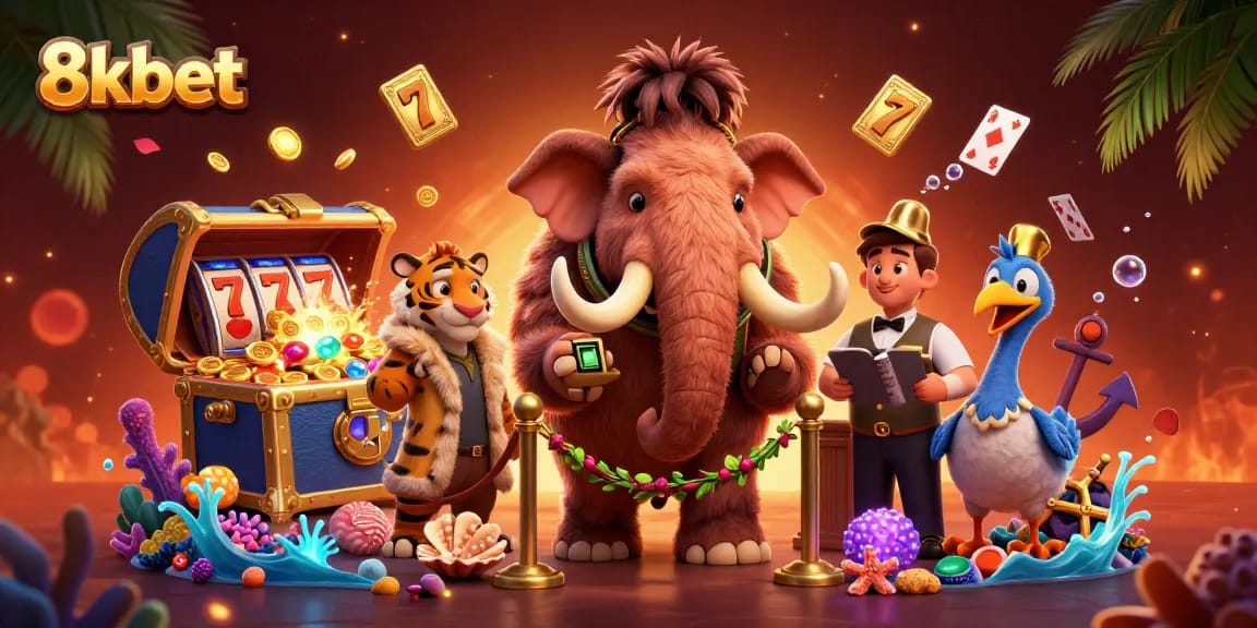Engage with 8kbet, where a vibrant casino world welcomes players with exciting games and dramatic visuals.