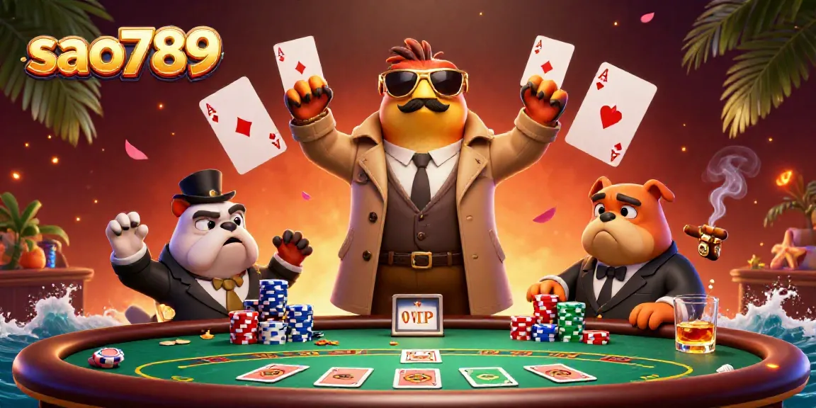 Experience the thrill at sao789 with playful 3D raptors entering a VIP casino lounge.