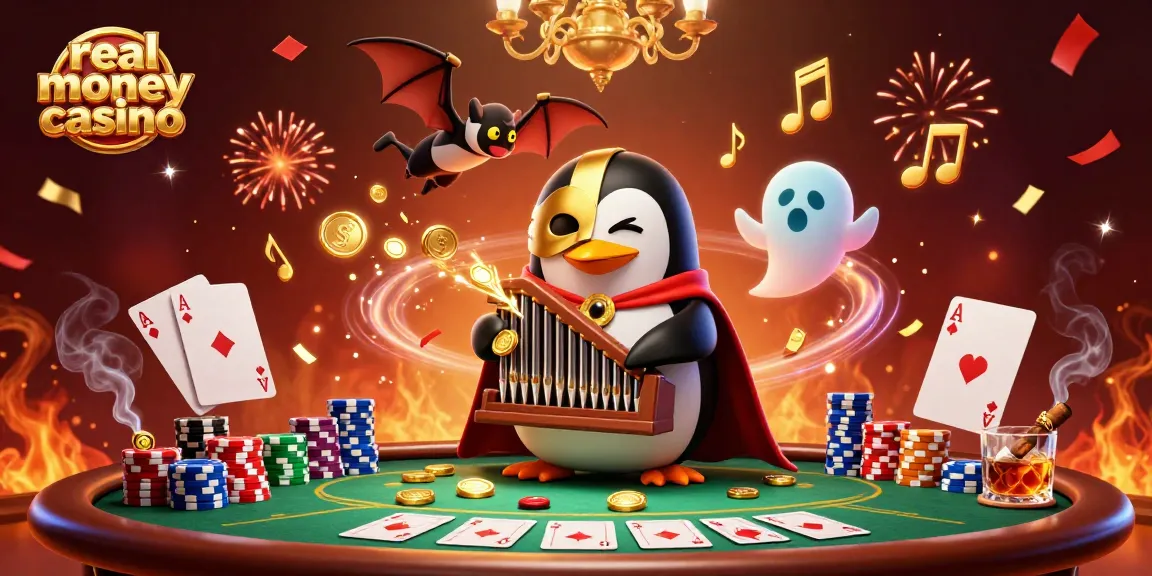 Experience the thrill of a real money casino with rich gaming elements and vibrant characters.